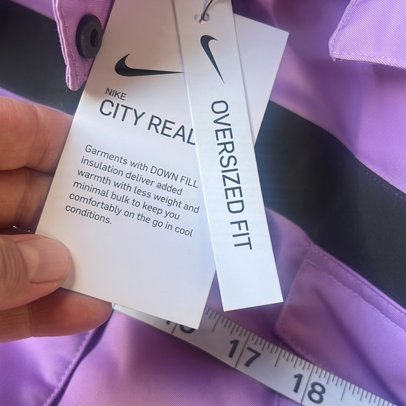 Nike City Ready Oversized Puff Lavender Jacket NWT Size L - Picture 7 of 8